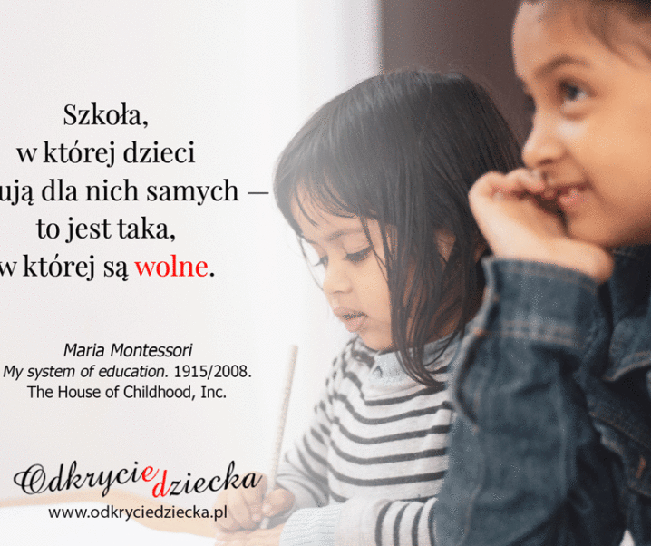 Cytat Marii Montessori 5 Odkrycie Dziecka Blog Cytat Na Dziś 5230